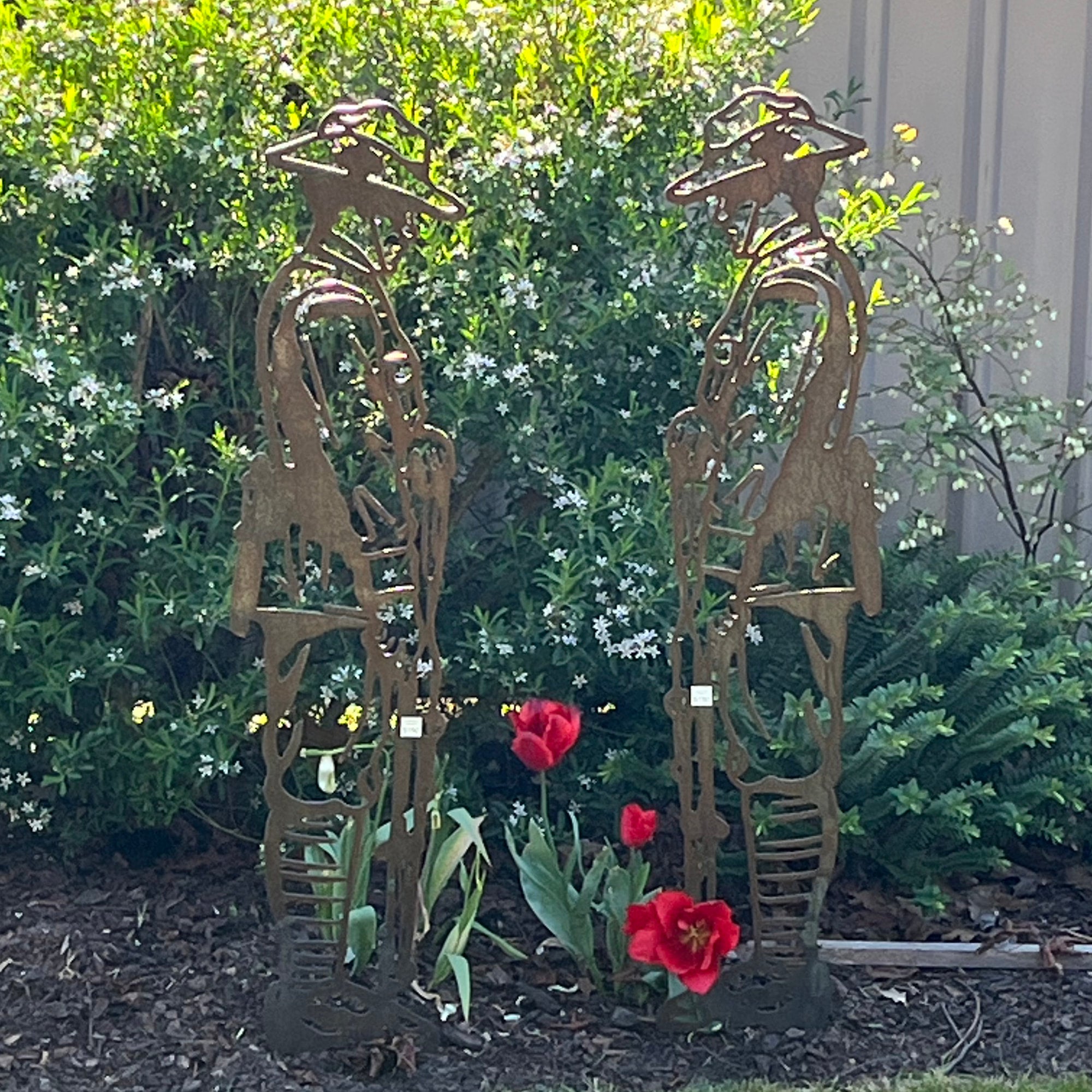 Rusty Garden RSL Garden Art Sculpture Gravelly Beach Metalworks