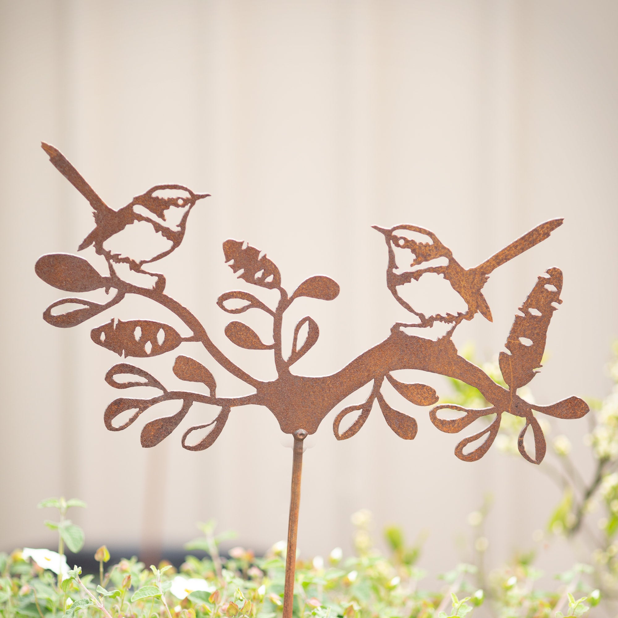 Metal Art Wrens on Banksia Gravelly Beach Metalworks