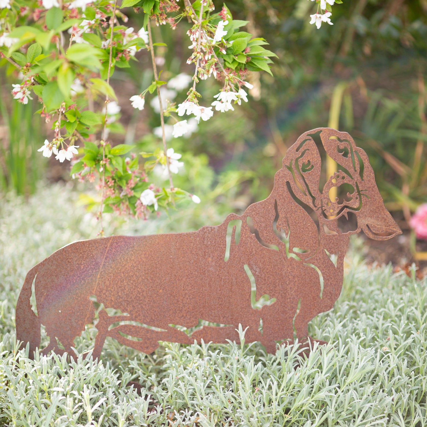 Pet Dog Garden Rusty Metal Art Gravelly Beach Metalworks
